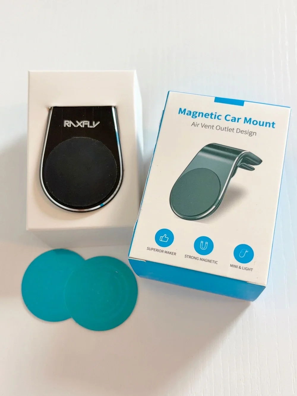RAXFLY Black Universal Magnetic Car Vent Phone Mount
